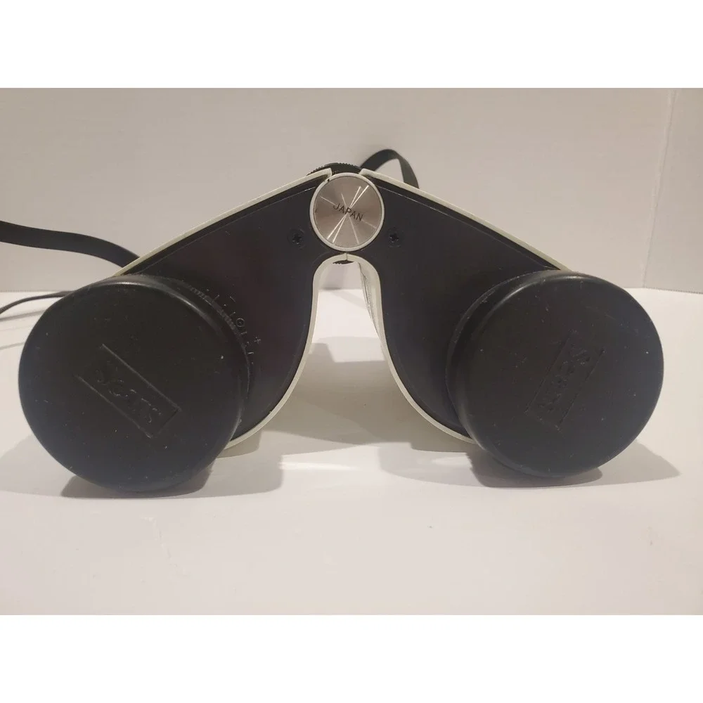 Vintage Sears 6234 Binoculars 7x35 Wide Angle Fully Coated w/ Case & Lens Cover